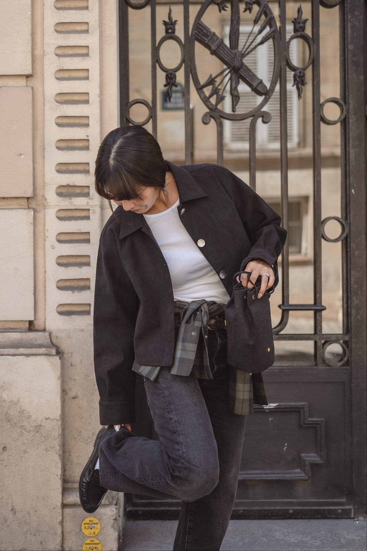 Blouson [GABI-Gabi-] Dark Charcoal Gray