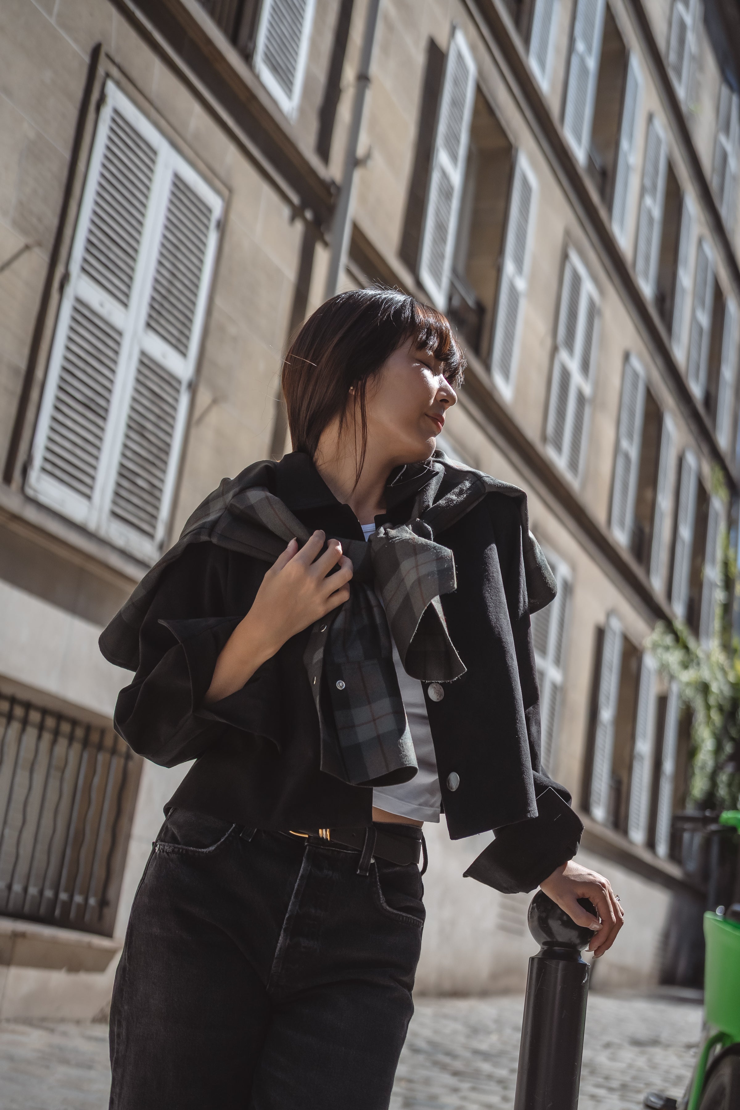 Blouson [GABI-Gabi-] Dark Charcoal Gray – aLORS online store