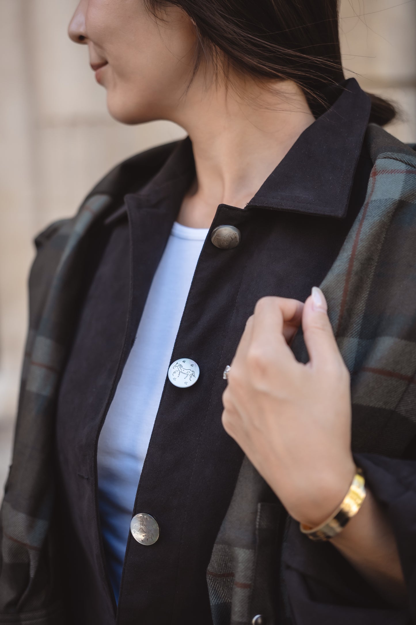 Blouson [GABI-Gabi-] Dark Charcoal Gray