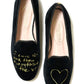 【Calitas world shoes】LOAFERS BLACK VELVET, CALITAS HANDWRITING  予約販売　1月下旬発送予定