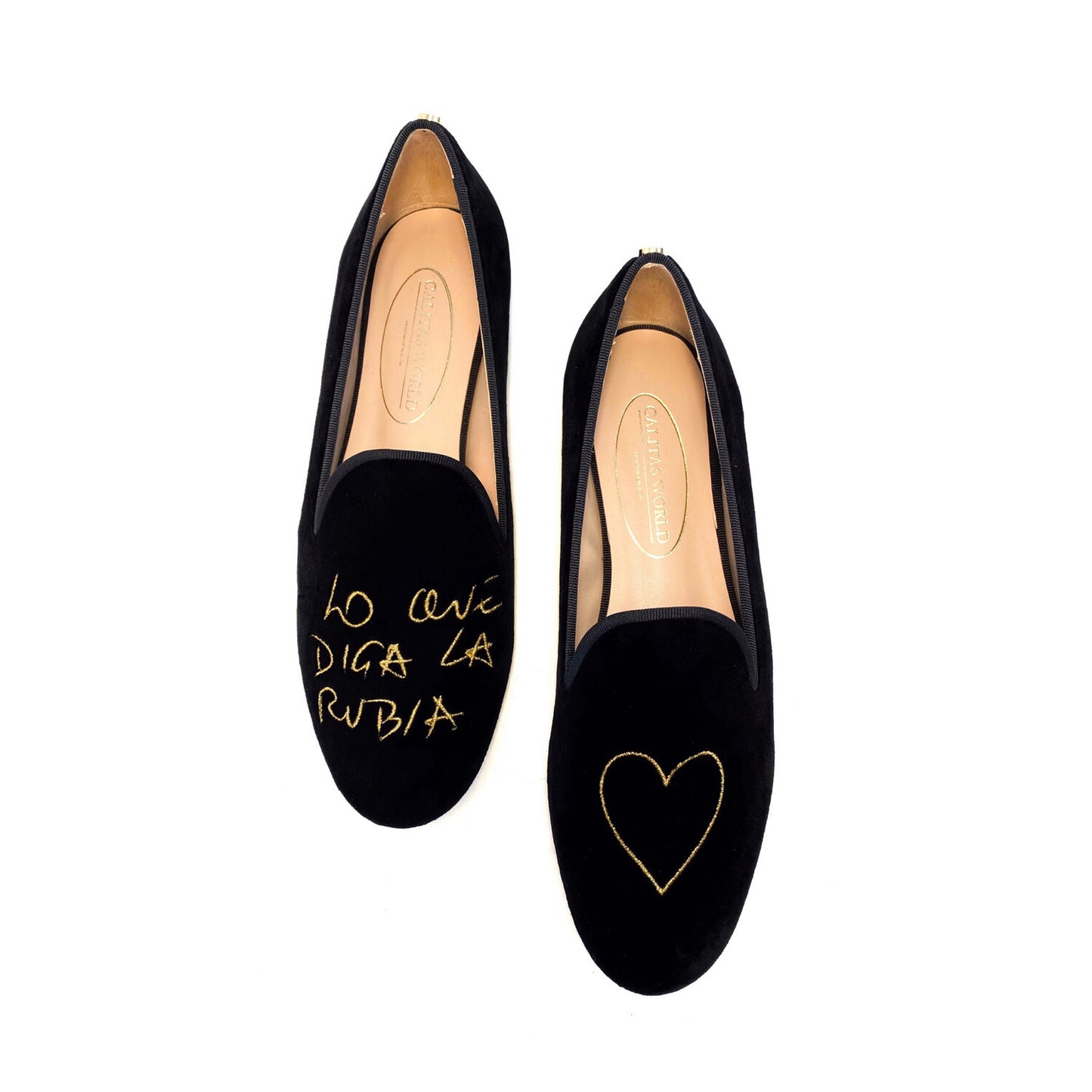 【Calitas world shoes】LOAFFERS TERCIOPELO NEGRO, LO QUE DIGA LA RUBIA