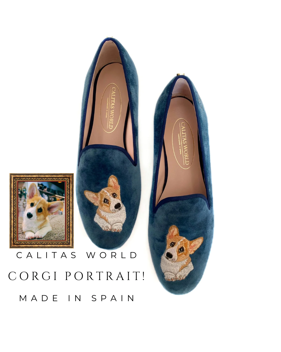 Calitas world shoes 愛犬愛猫　刺繍 パーソナライズ 受注販売