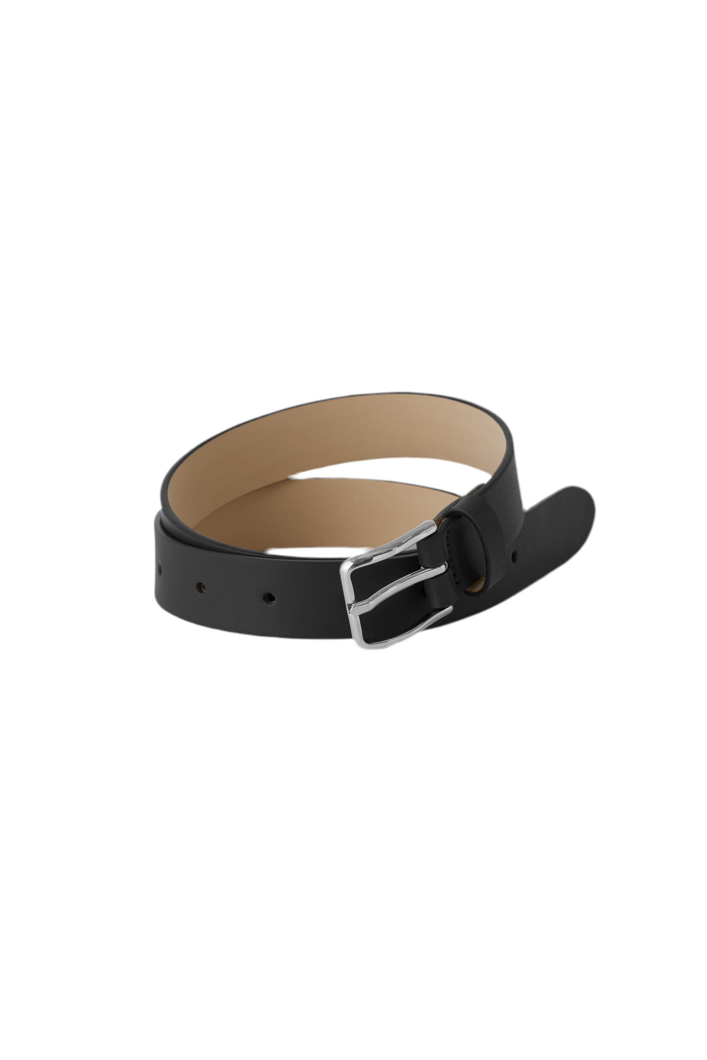 ALORS CINTURA (Belt) NERA (Black) X Argento (Silver)