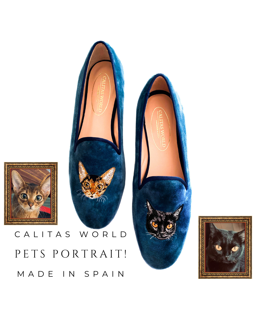 Calitas world shoes 愛犬愛猫　刺繍 パーソナライズ 受注販売