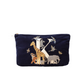 aLORS Select [ELIZABETH SCARLETT] ALPHABET NAVY EVERYDAY POUCH