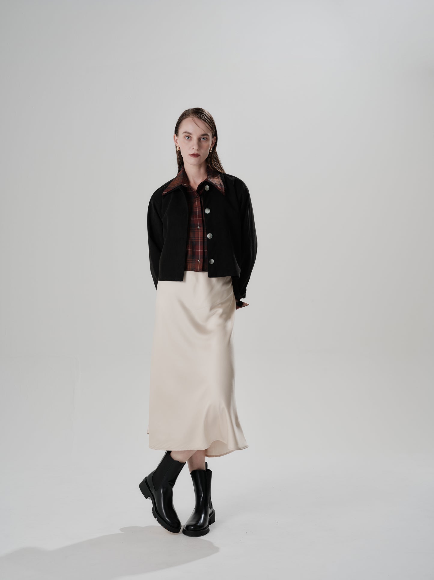 Blouson [GABI-Gabi-] Dark Charcoal Gray