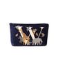 aLORS Select [ELIZABETH SCARLETT] ALPHABET NAVY EVERYDAY POUCH