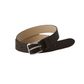 ALORS CINTURA (Belt) Marrone Scuro (Dark Tea) X Argento (Silver)