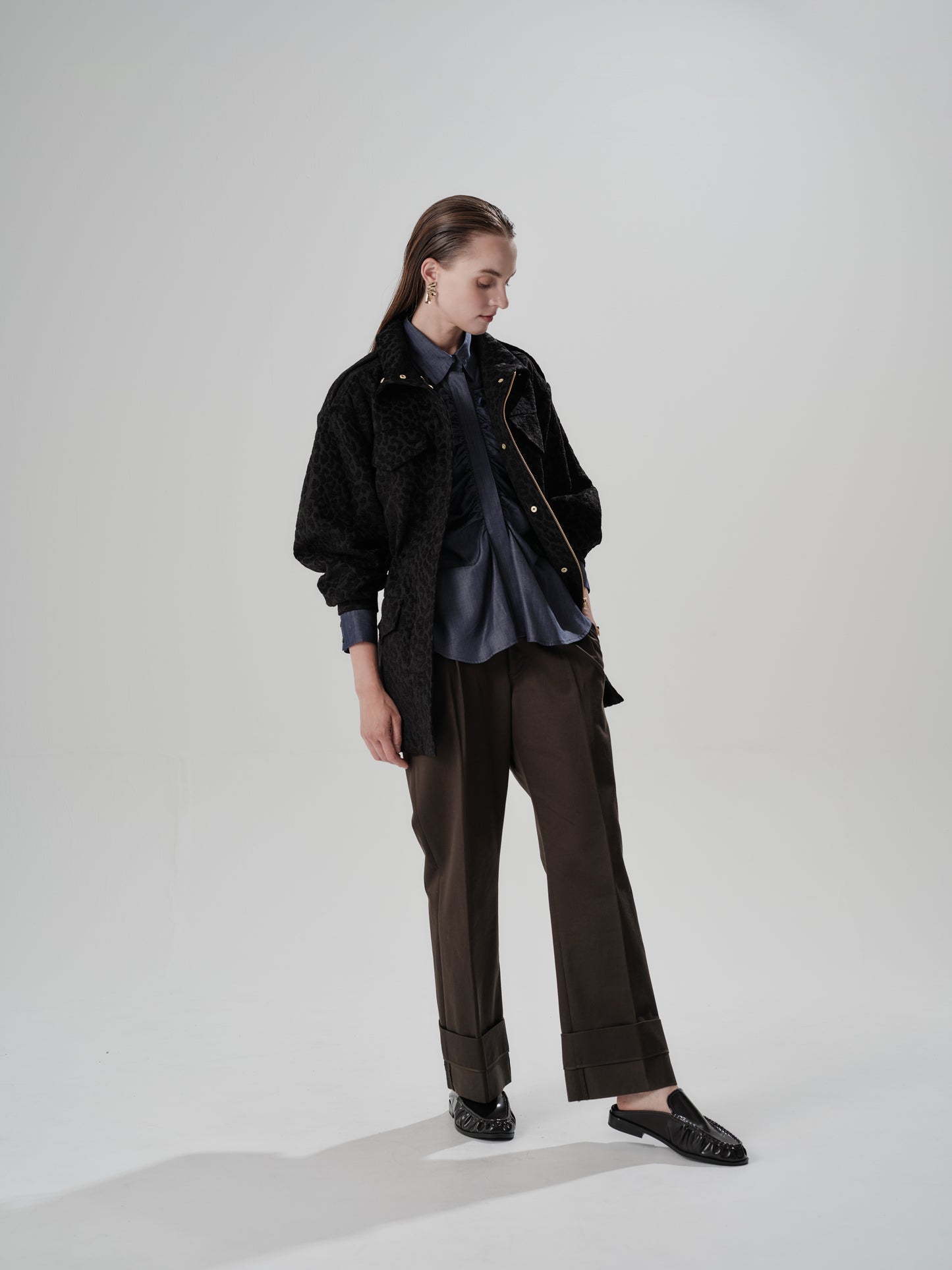 Blouson [GABI-Gabi-] Dark Charcoal Gray