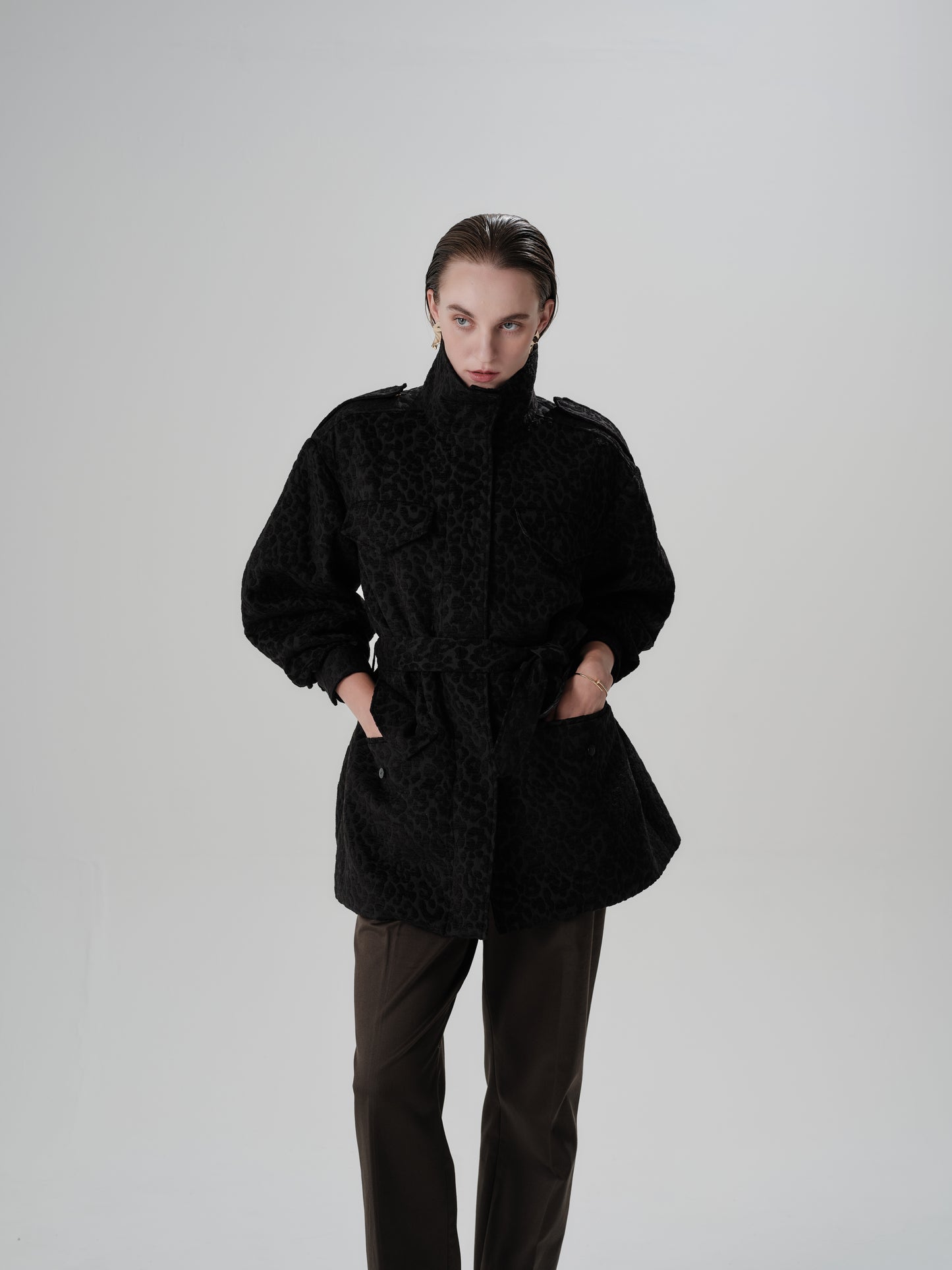 Blouson [GABI-Gabi-] Dark Charcoal Gray