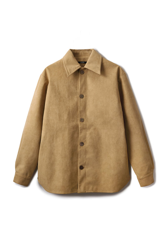 Veste en Alcantara Camel Caramel