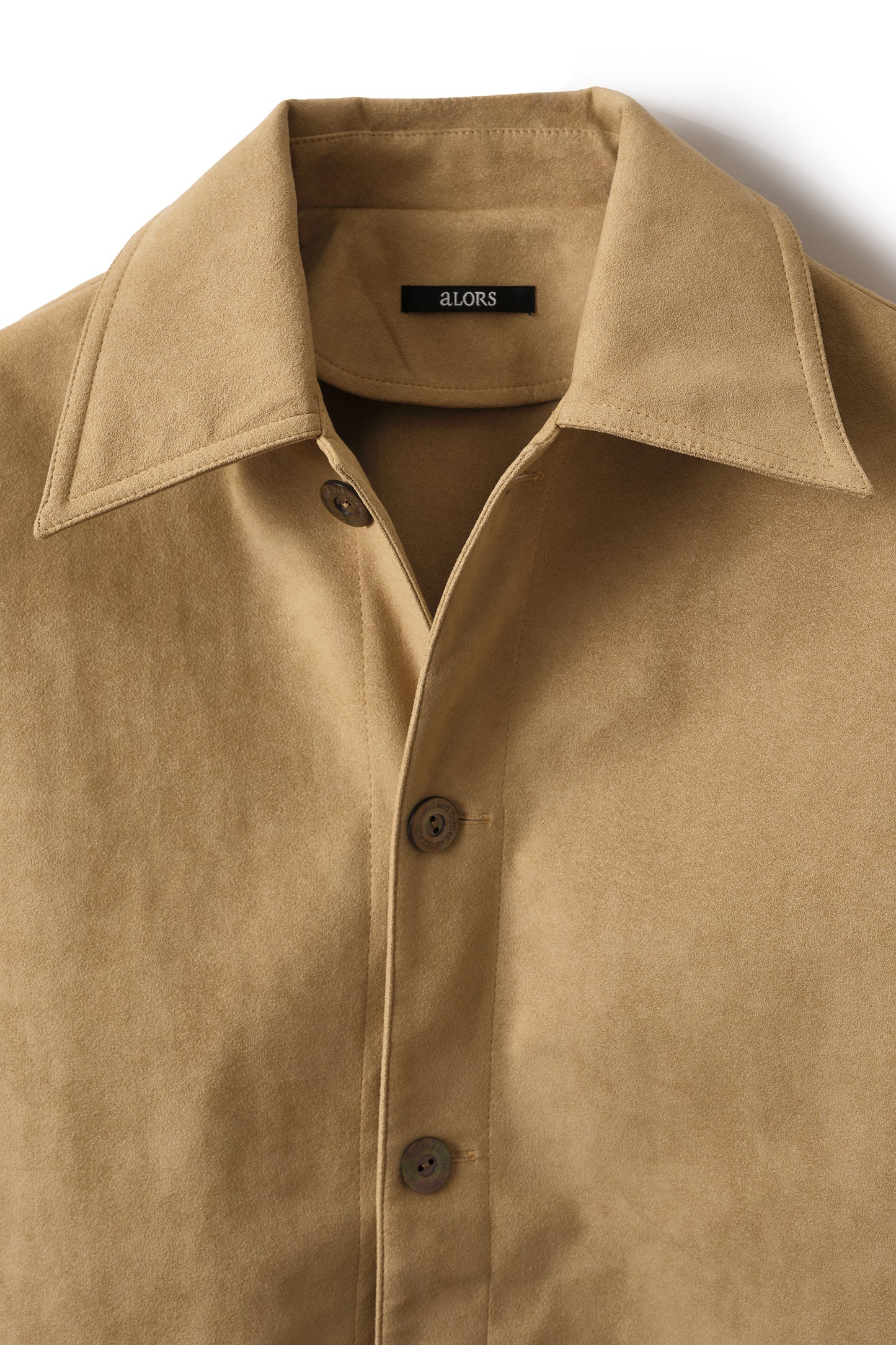 Veste en Alcantara Camel Caramel