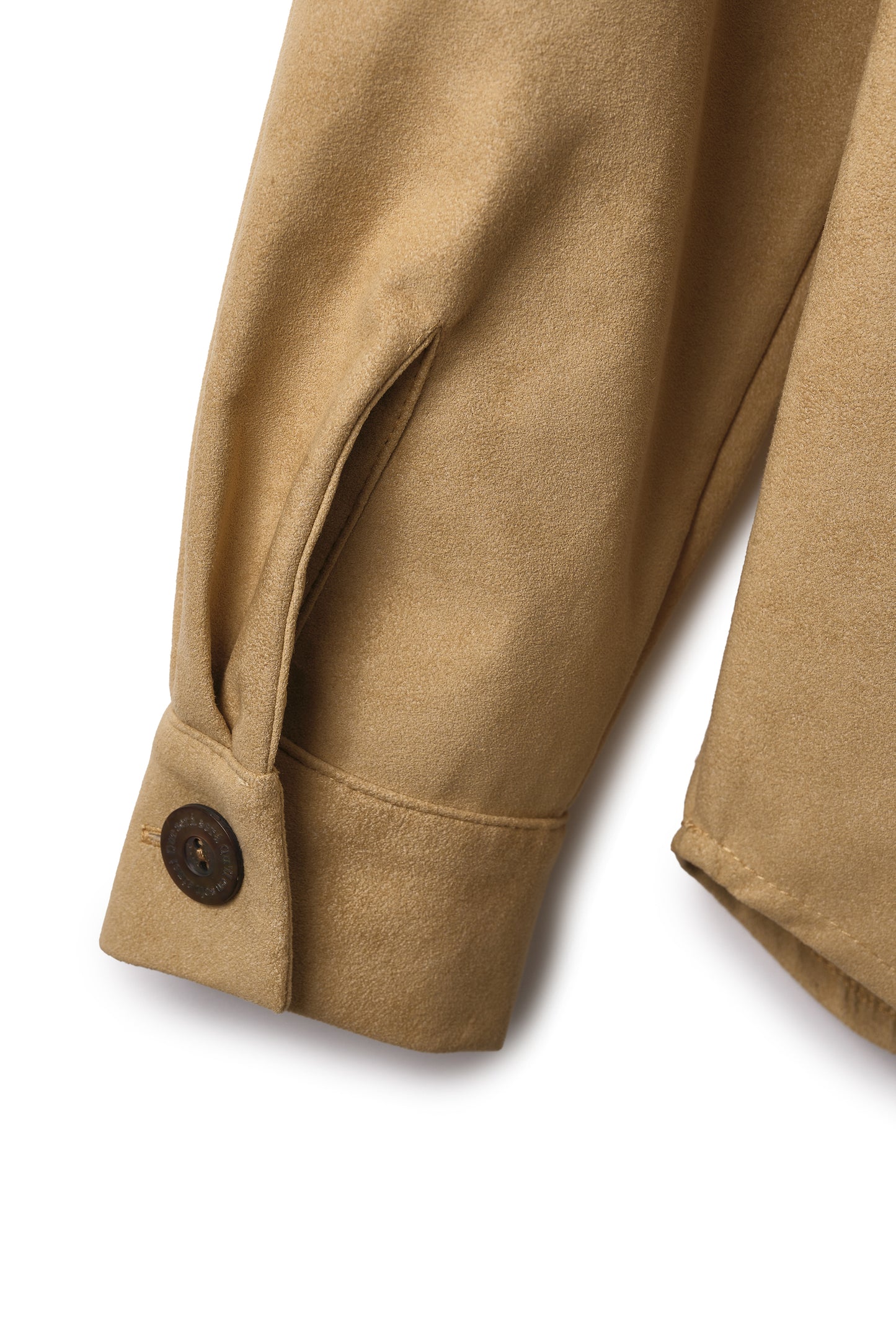 Veste en Alcantara Camel Caramel