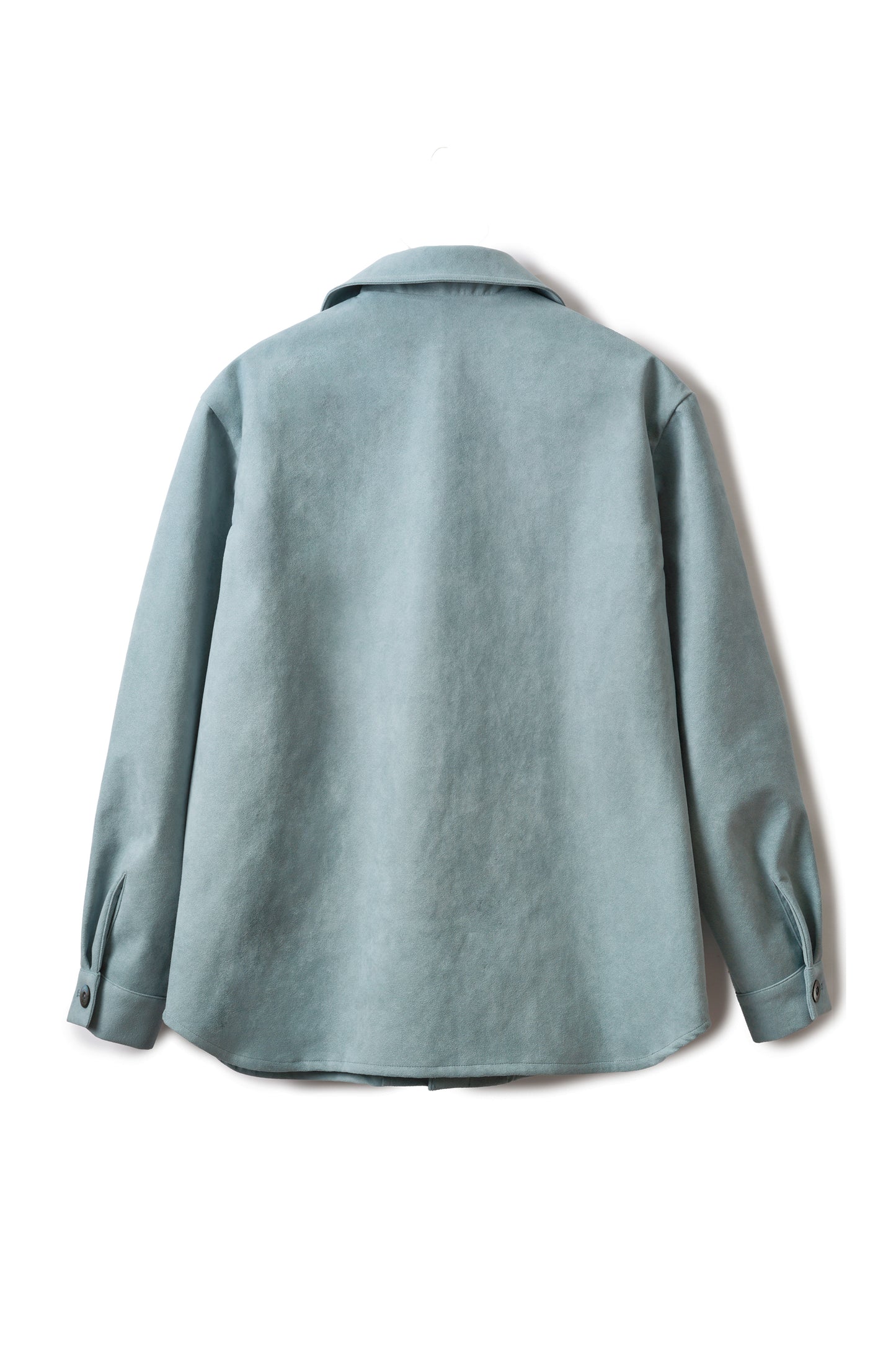 Veste en Alcantara Bleu Bulle de Savon