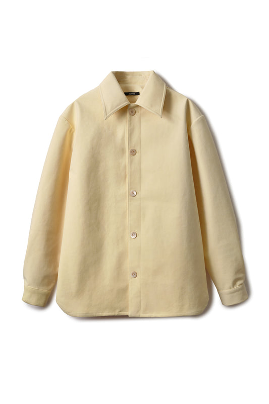 Veste en Alcantara Jaune Beurre
