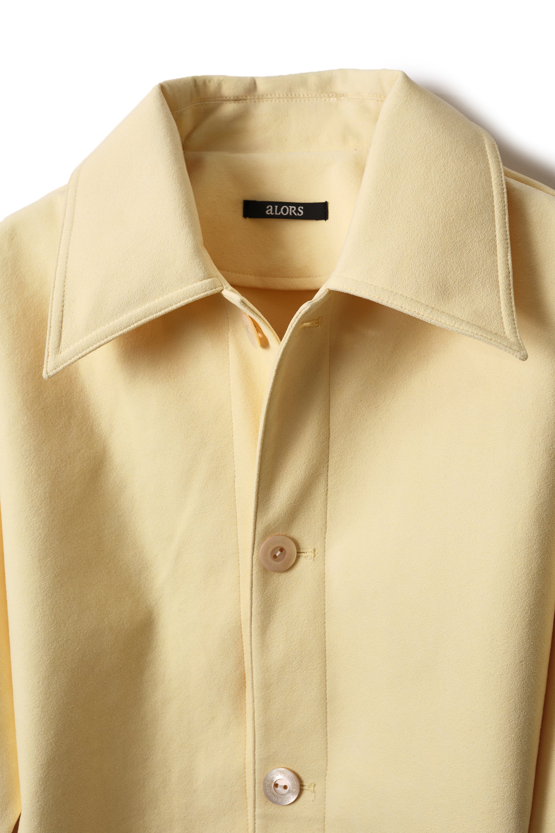 Veste en Alcantara Jaune Beurre – aLORS online store