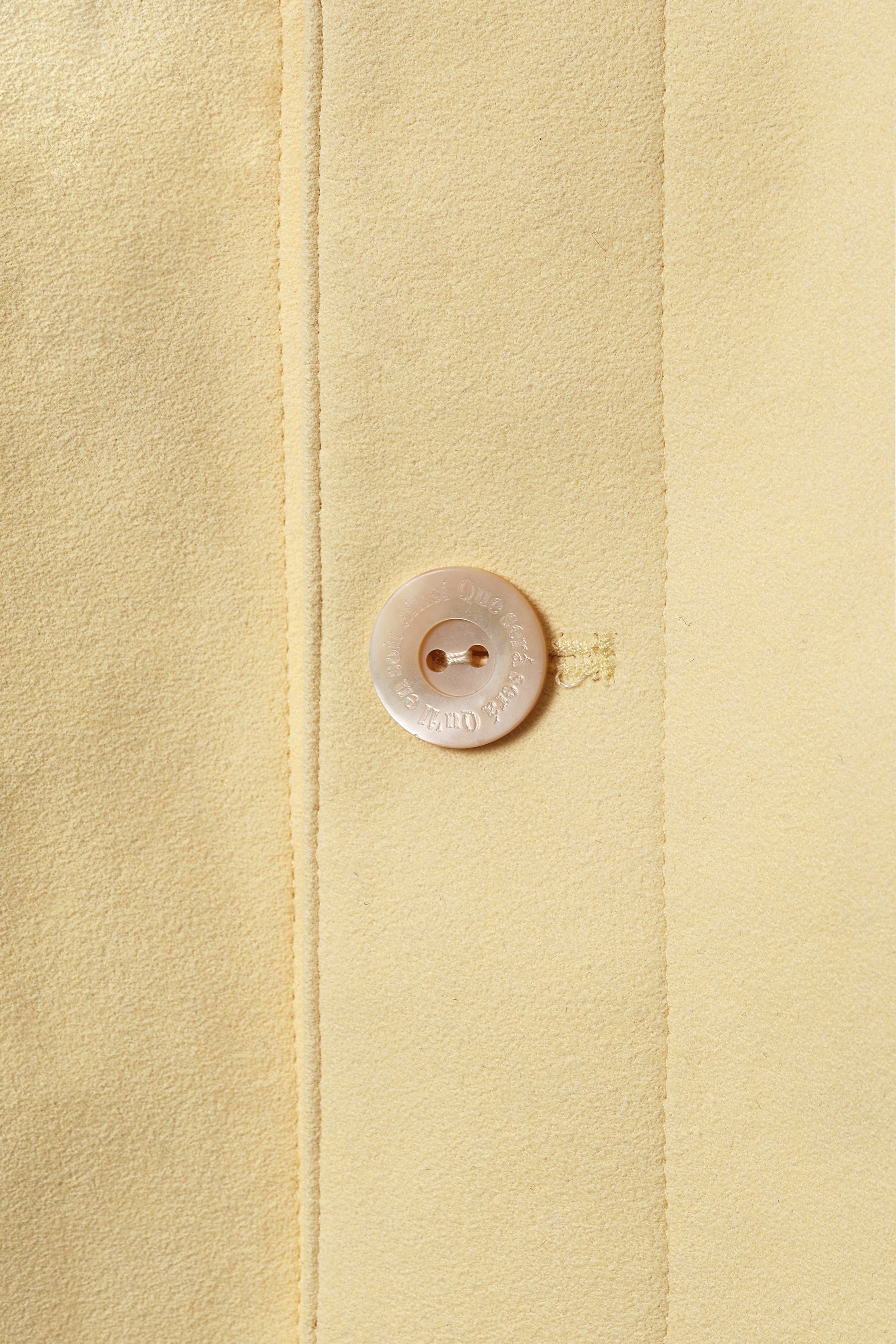 Veste en Alcantara Jaune Beurre – aLORS online store