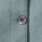 Veste courte en Alcantara Bleu Bulle de Savon