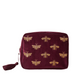 aLORS セレクト【Elizabeth Scarlett】Honey Bee Plum Velet Wash Bag