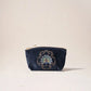 aLORS Select [Elizabeth Scarlett] Honey Bee Charcoal Velvet Open Flat Makeup Bag