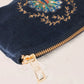 aLORS Select [Elizabeth Scarlett] Honey Bee Charcoal Velvet Open Flat Makeup Bag