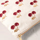 aLORS Select [Elizabeth Scarlett] Honey Bee Charcoal Velvet Open Flat Makeup Bag