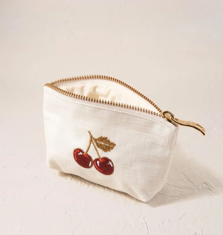 aLORS Select [Elizabeth Scarlett] Honey Bee Charcoal Velvet Open Flat Makeup Bag