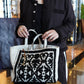 Tote Fiocco Leccese ネロ・ディ・セピア(黒) ミニトートバッグ