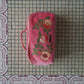 aLORS Select [Elizabeth Scarlett] Honey Bee Charcoal Velvet Open Flat Makeup Bag