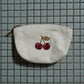 aLORS Select [Elizabeth Scarlett] Honey Bee Charcoal Velvet Open Flat Makeup Bag