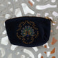 aLORS Select [Elizabeth Scarlett] Honey Bee Charcoal Velvet Open Flat Makeup Bag