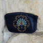 aLORS Select [Elizabeth Scarlett] Honey Bee Charcoal Velvet Open Flat Makeup Bag