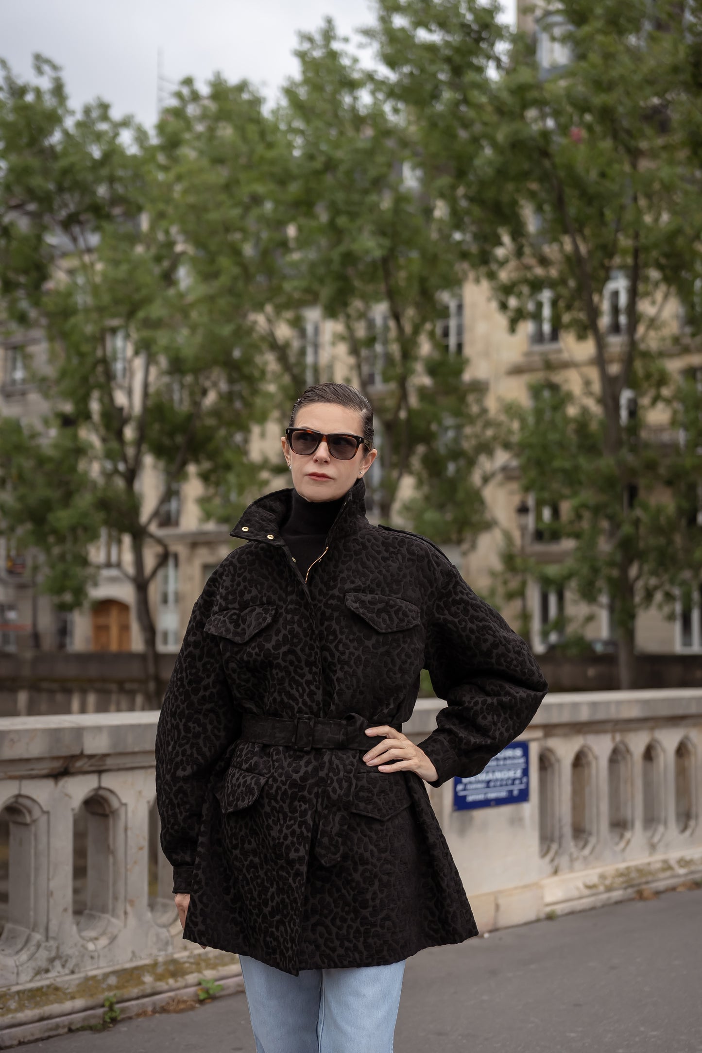 Blouson [GABI-Gabi-] Dark Charcoal Gray
