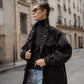 Blouson [GABI-Gabi-] Dark Charcoal Gray
