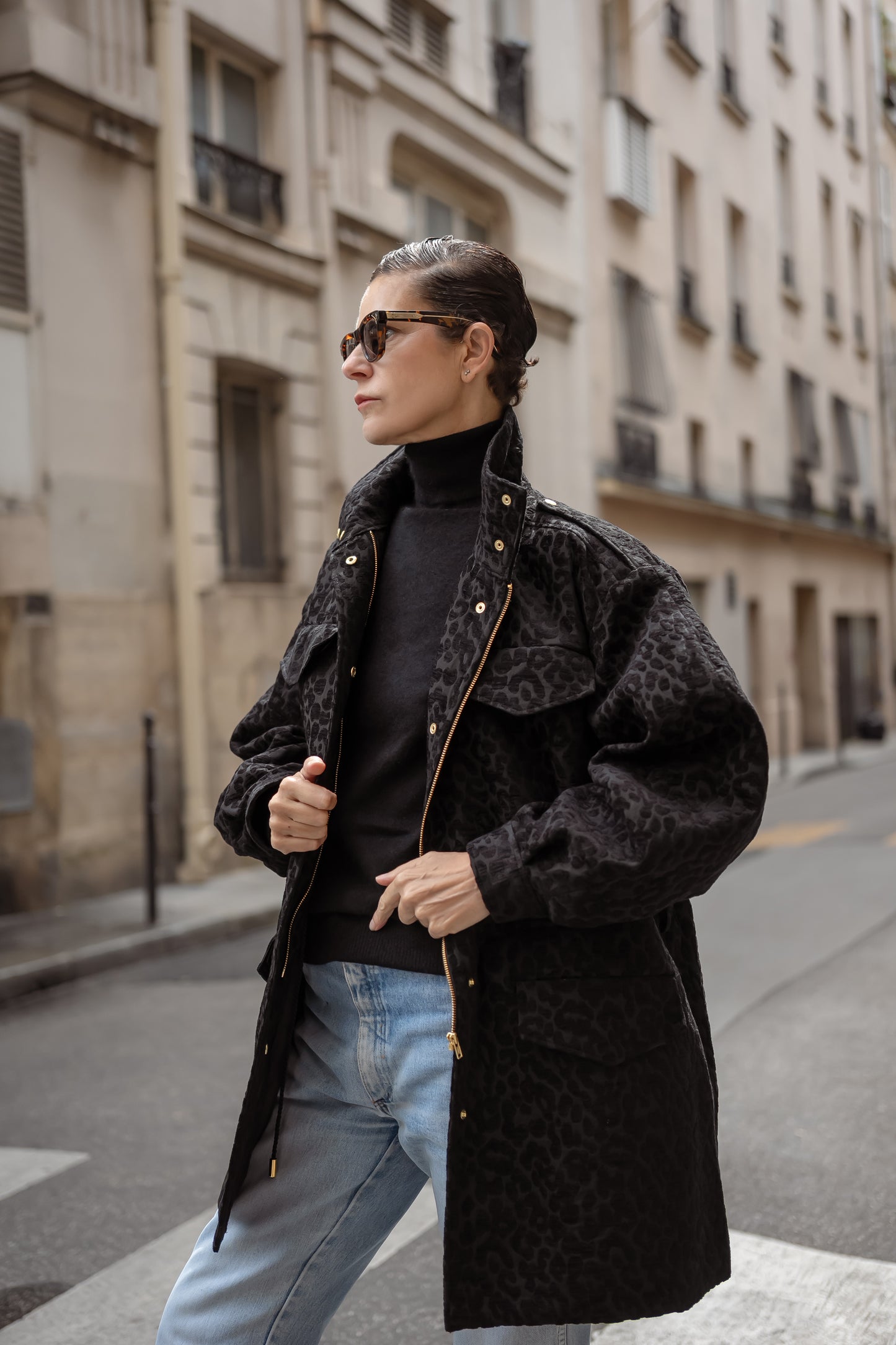 Blouson [GABI-Gabi-] Dark Charcoal Gray