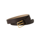 ALORS CINTURA (Belt) Marrone Scuro (dark tea) x Oro (gold)