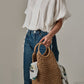 Aperitivo Linen Balloon Blouse White ブラウス