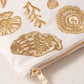aLORS Select [Elizabeth Scarlett] Honey Bee Charcoal Velvet Open Flat Makeup Bag