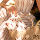 aLORS Select [Elizabeth Scarlett] Honey Bee Charcoal Velvet Open Flat Makeup Bag