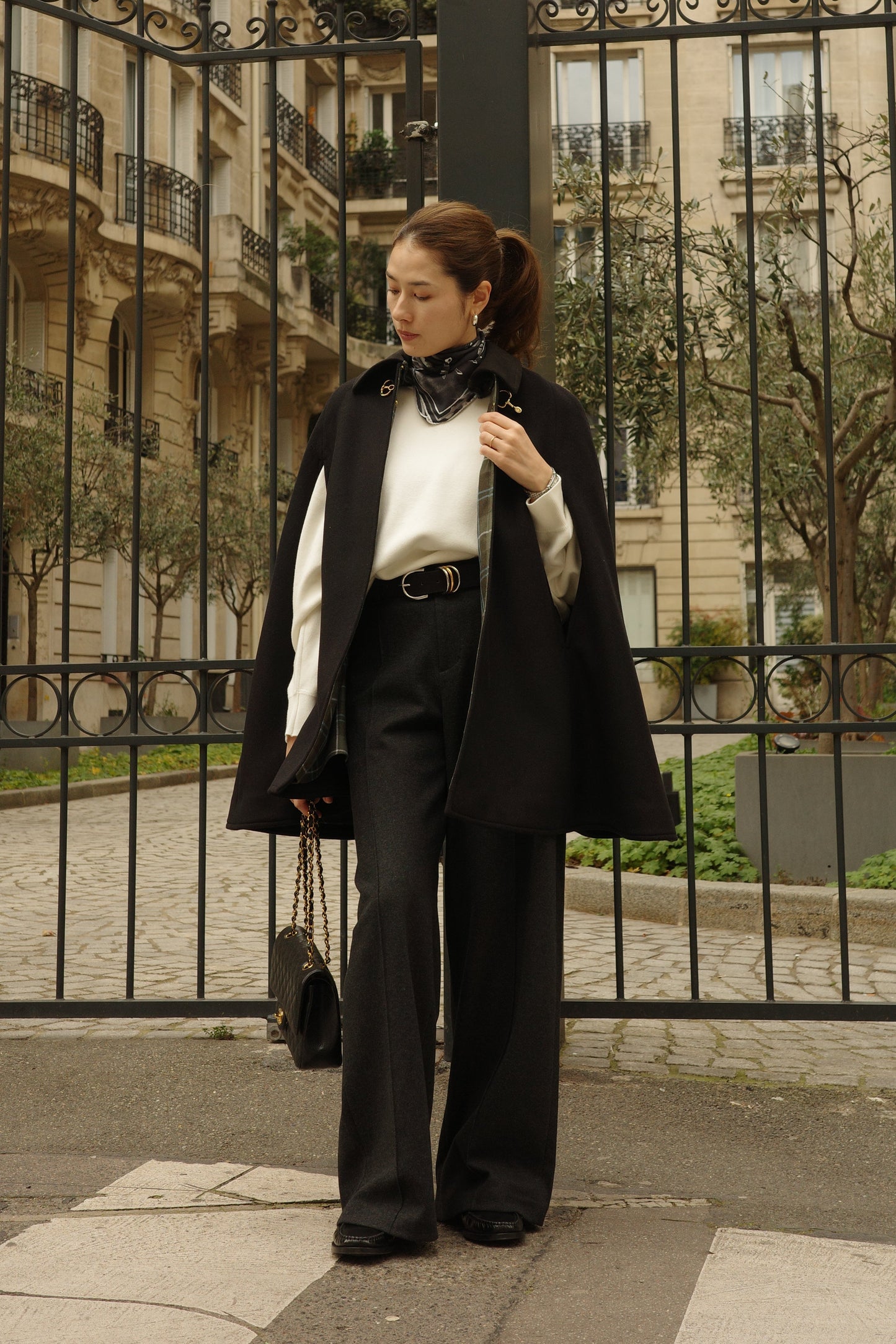 Cape à mors Calliope  Noir ブラック x チェック