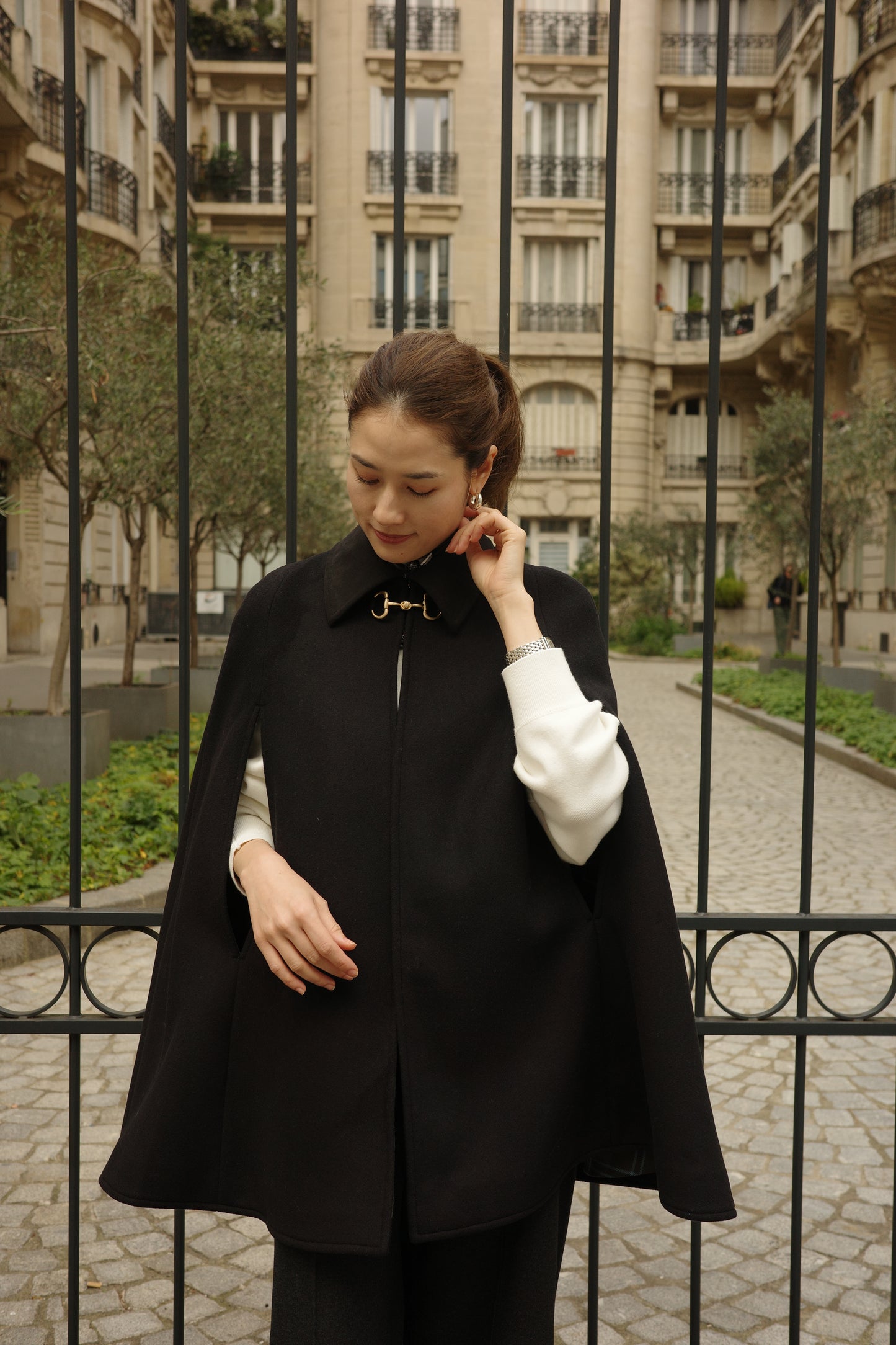 Cape à mors Calliope  Noir ブラック x チェック