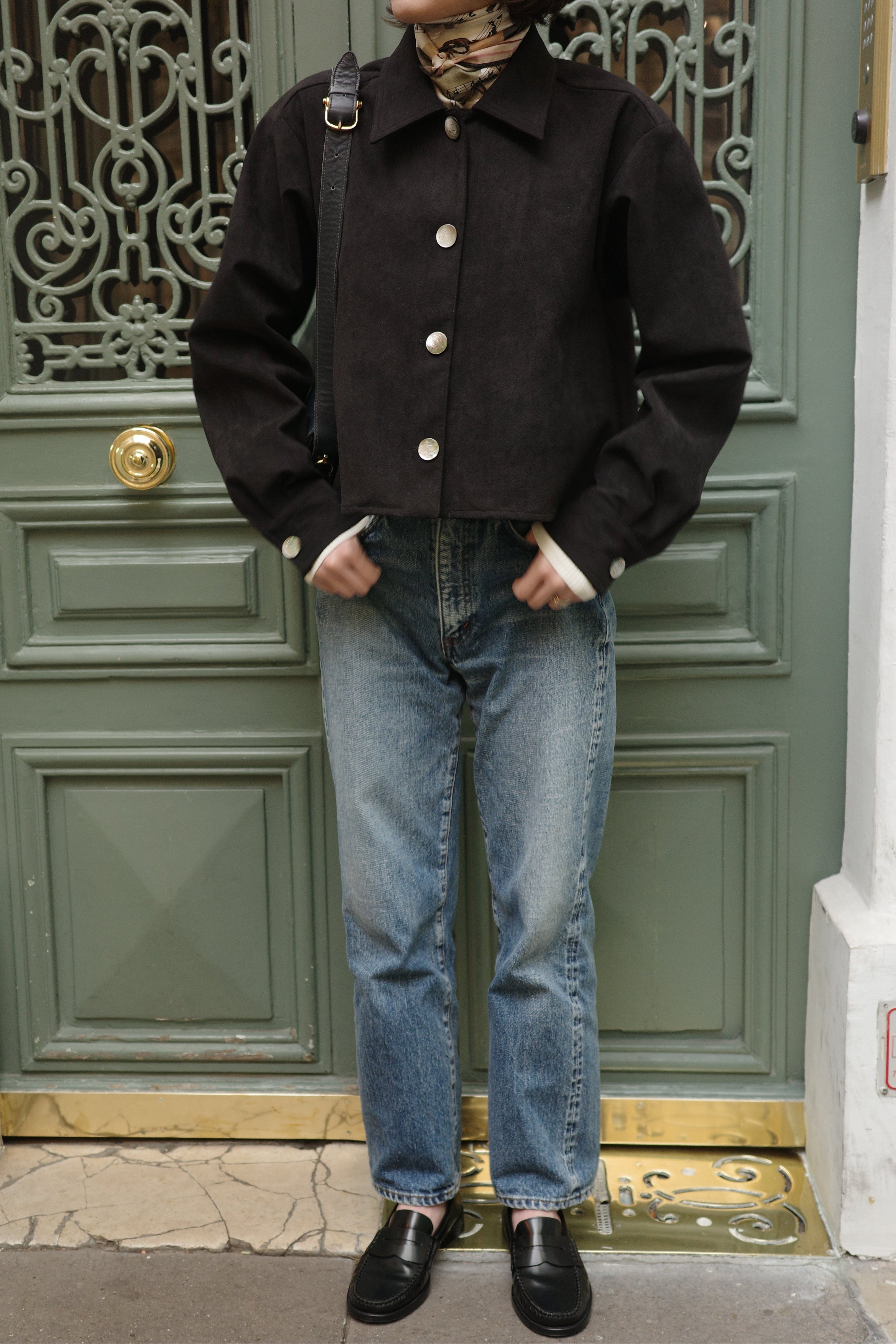 Blouson [GABI-Gabi-] Dark Charcoal Gray – aLORS online store