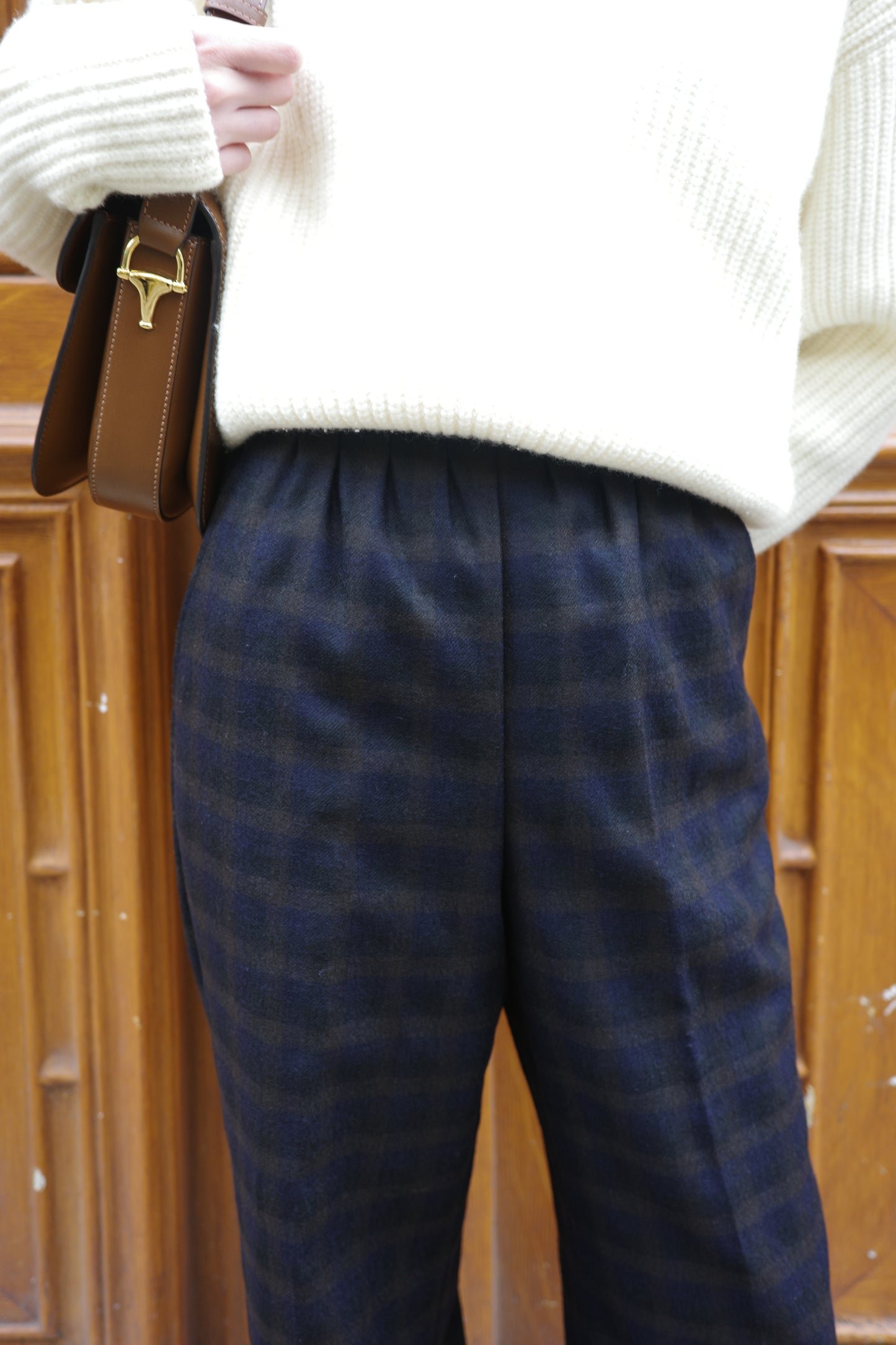 Pantalon à carreaux "Evelyn"