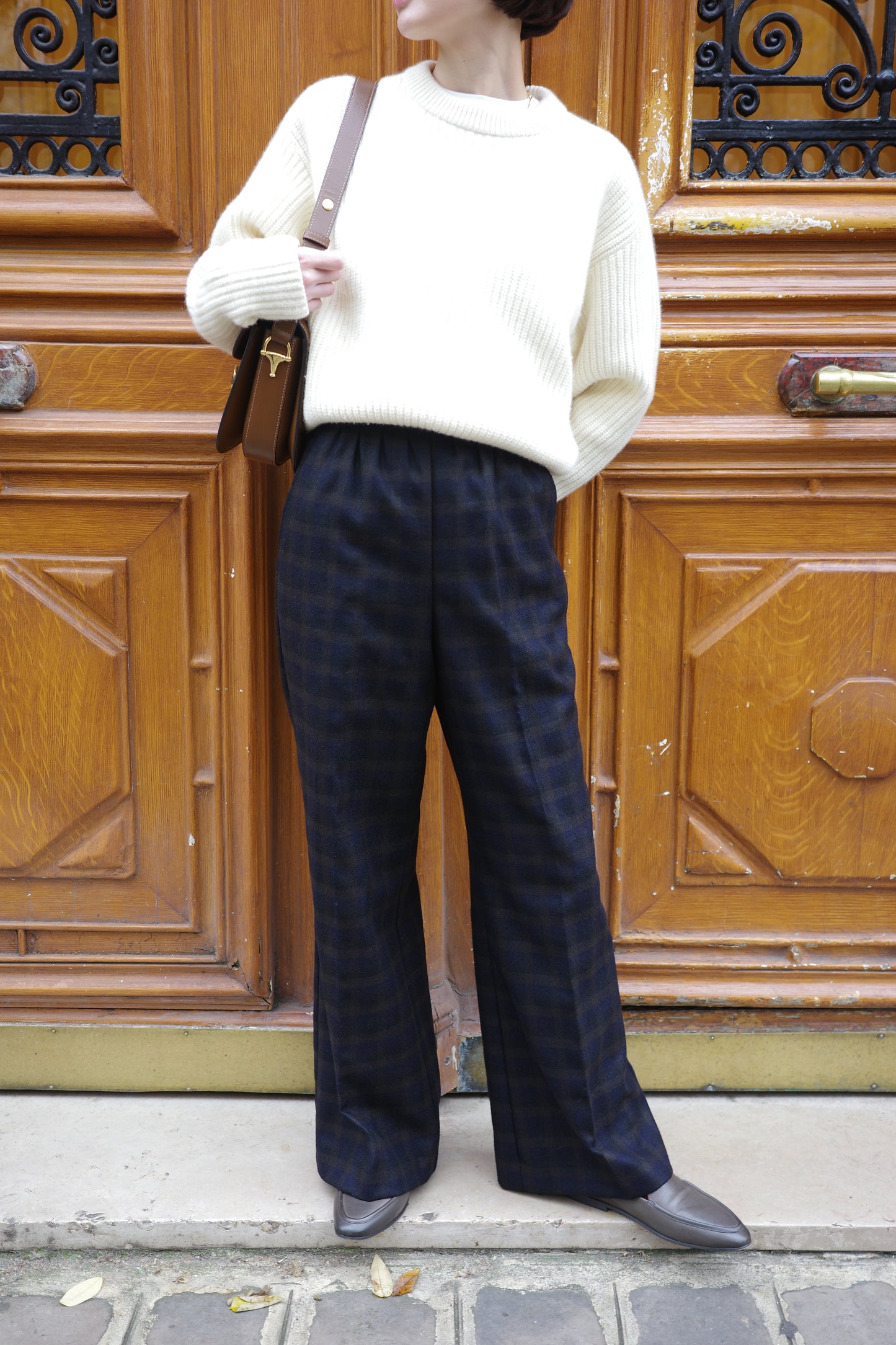 Pantalon à carreaux "Evelyn"