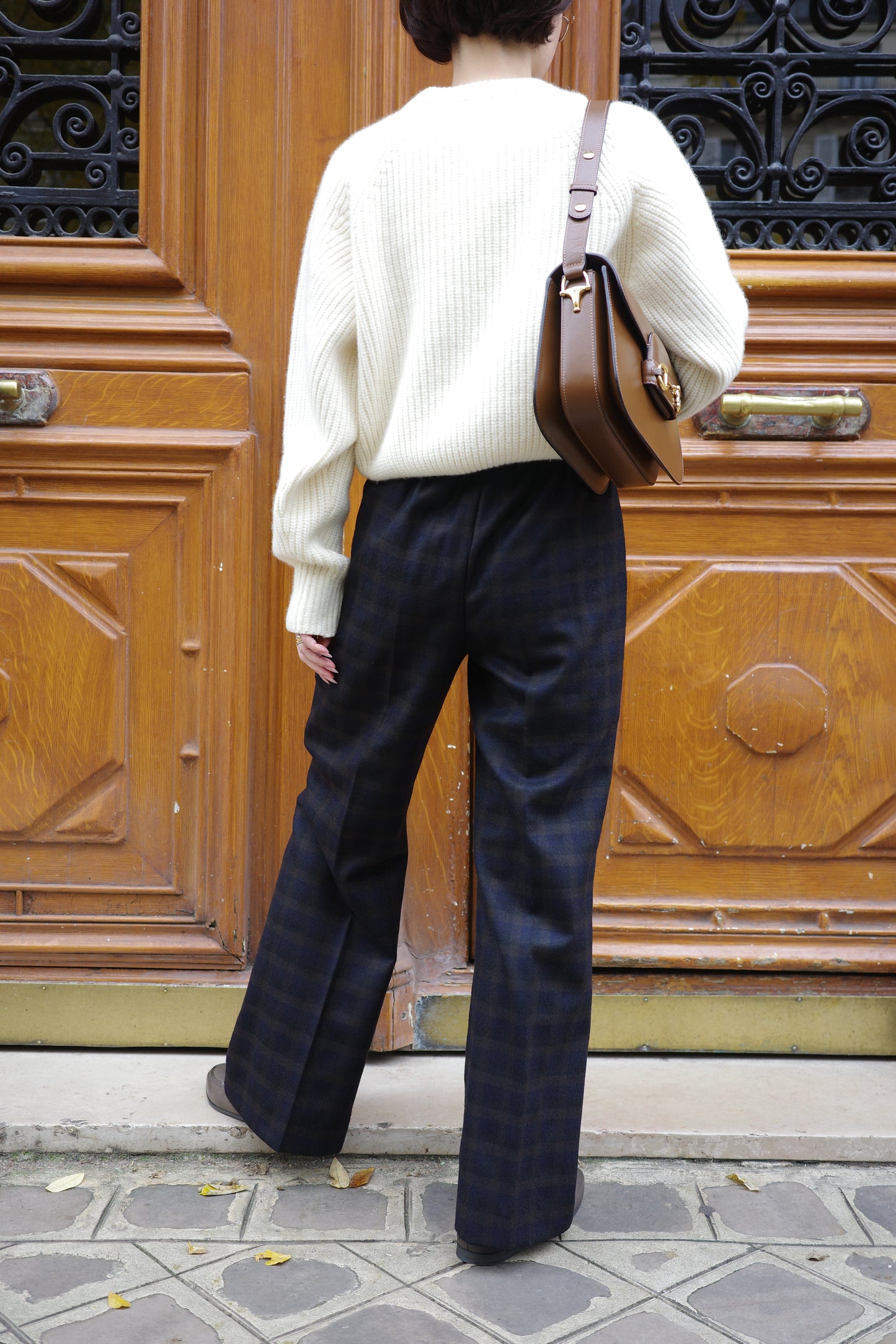 Pantalon à carreaux "Evelyn"