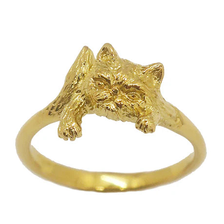 aLORS セレクト【Fusako KOIKE】Cattiva cat pinkie ring gold 予約販売　1月下旬発送予定