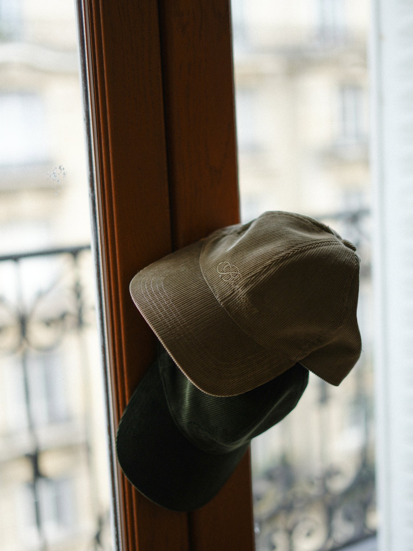 Casquette en velours côtelé Bon app'　キャメル　