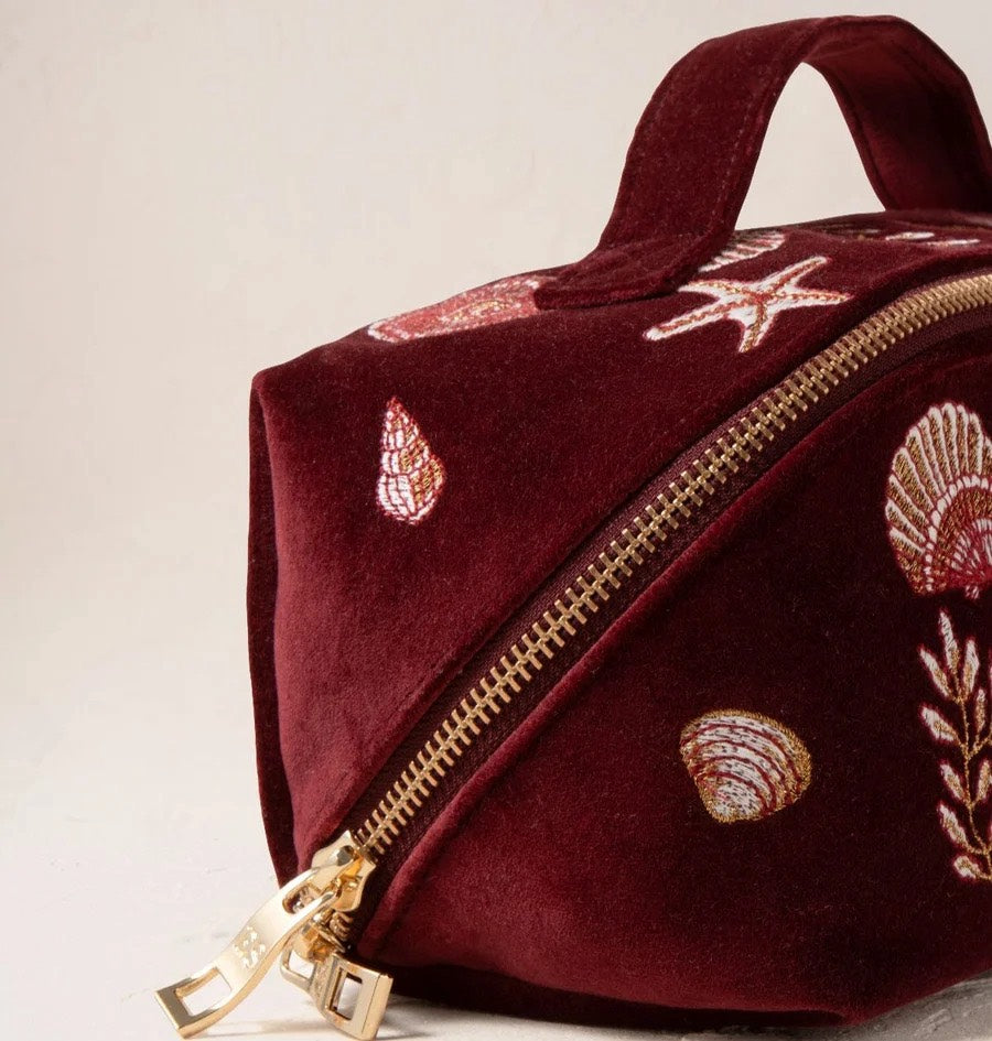 aLORS Select【Elizabeth Scarlett】Ocean Treasures Open Flat Makeup Bag