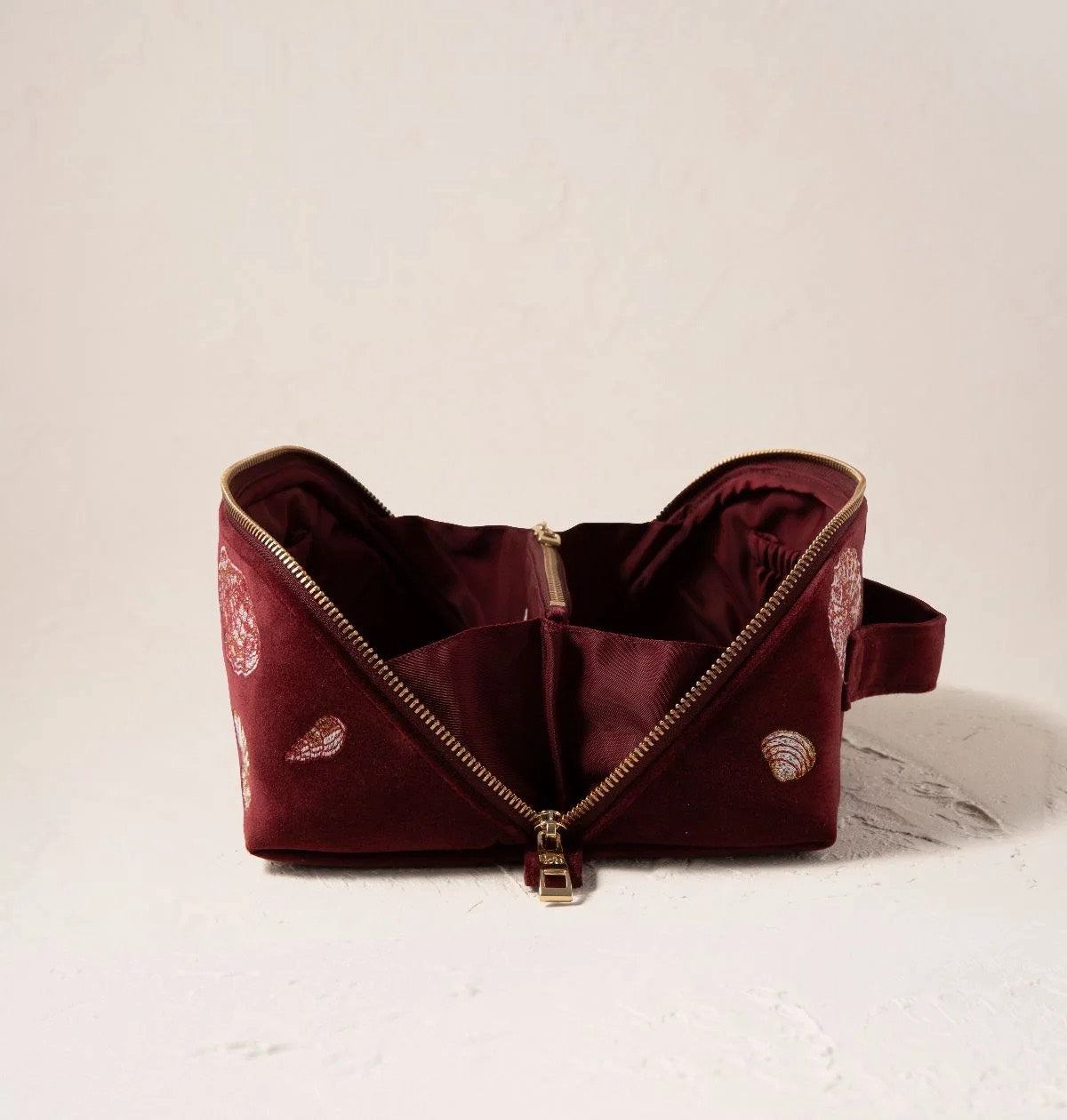 aLORS Select【Elizabeth Scarlett】Ocean Treasures Open Flat Makeup Bag