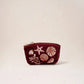 aLORS Select [Elizabeth Scarlett] Honey Bee Charcoal Velvet Open Flat Makeup Bag